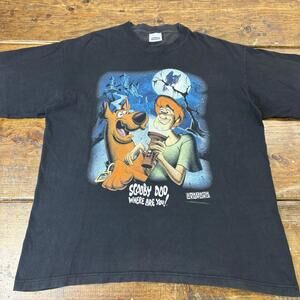 Vintage 1996 Stanley Desantis Scooby Doo Shirt Size XL Cartoon Shaggy Scooby 90s